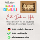 DIWULI Serviettenringe Weihnachten - Weihnachtsmann