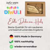 DIWULI Geschenkanhänger Weihnachten Weihnachtsmann