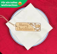 DIWULI Geschenkanhänger Weihnachten Weihnachtsmann