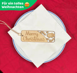 DIWULI Geschenkanhänger Weihnachten Weihnachtsmann