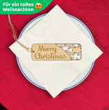 DIWULI Geschenkanhänger Weihnachten Rentier