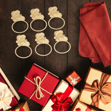 DIWULI Serviettenringe Weihnachten - Weihnachtsmann