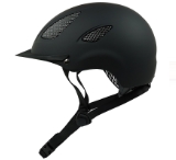 Reithelm Reitkappe K31 für Kinder und Erwachsene in der Farbe schwarz, inkl. praktischer Helmtasche für den Transport und zur Aufbewahrung